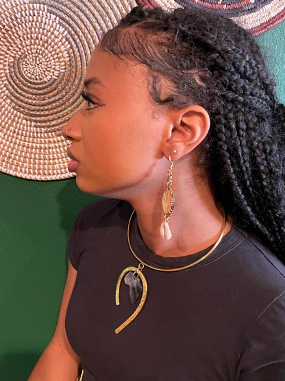 Kamari Cowrie Earrings