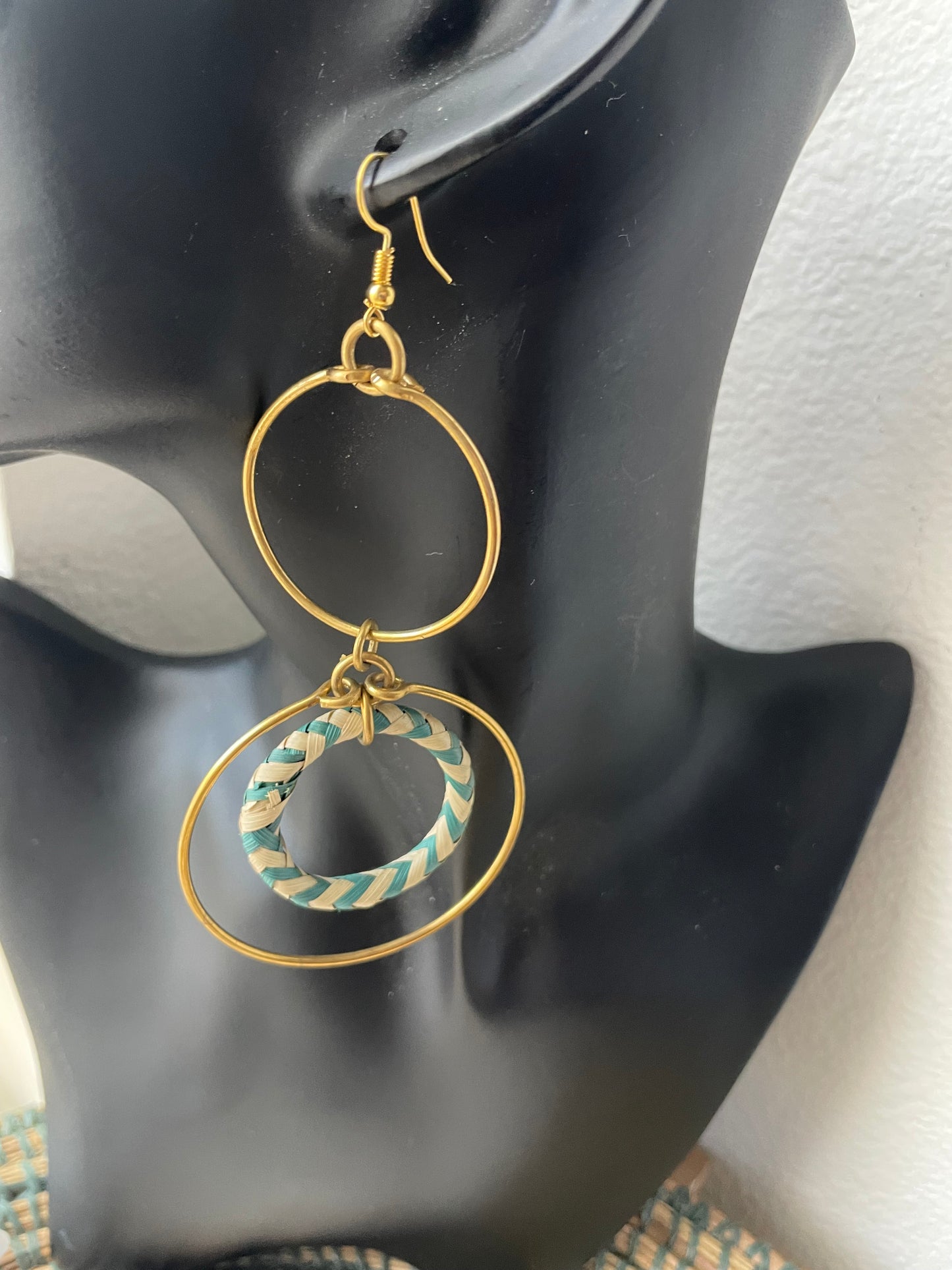 Twia Brass Earrings