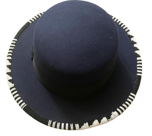 Navy Blue Top Hat