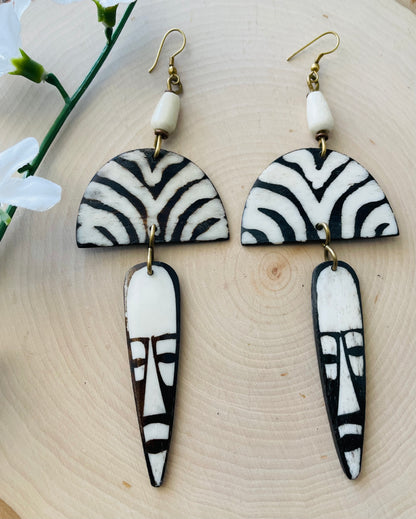 Lunar Mask Earrings