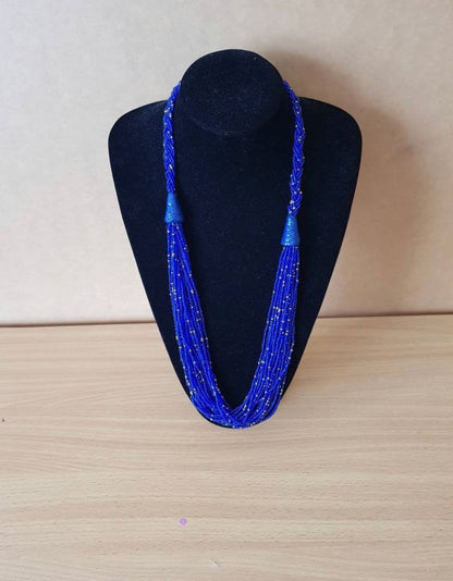 Long beaded necklace