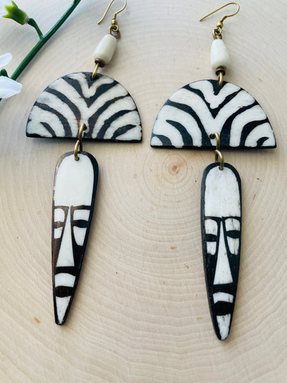 Lunar Mask Earrings