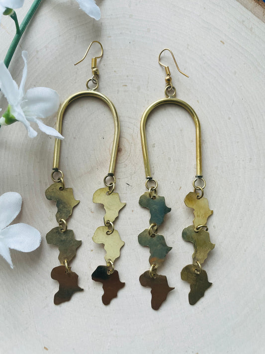 Africa Drop  Earrings imperfect
