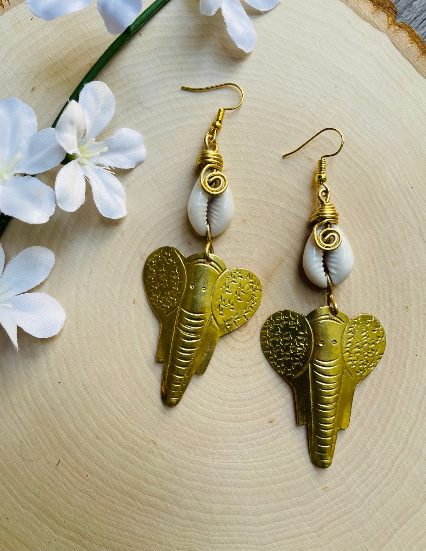 Regal Elephant Earrings