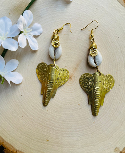 Regal Elephant Earrings