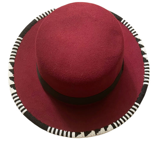 Burgundy Top Hat