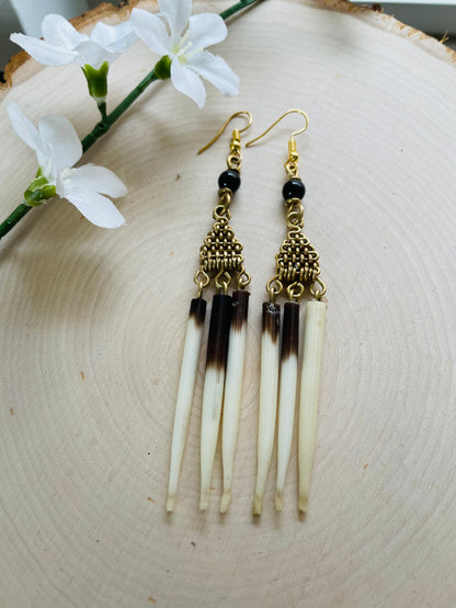 Queen Nandi Of the Zulu Kingdom Earrings- imperfect beading color Varys