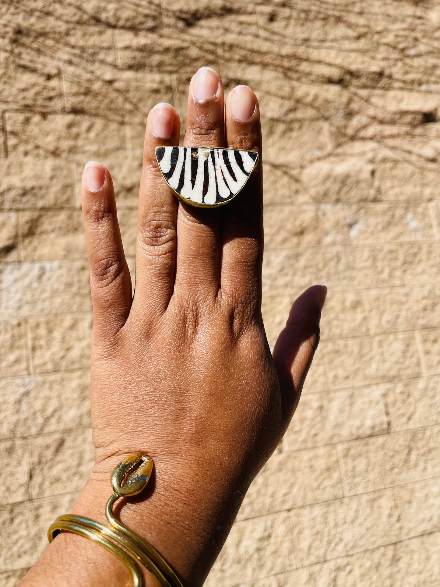 Pharaoh Zebra  Ring - Adjustable